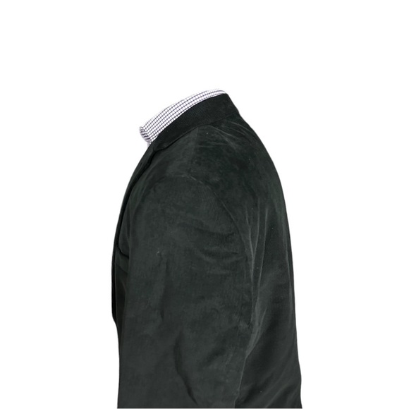 Ralph Lauren Black Corduroy Sport Coat Two Button Jacket Sz 44L 100% Cotton Suit - Picture 4 of 16